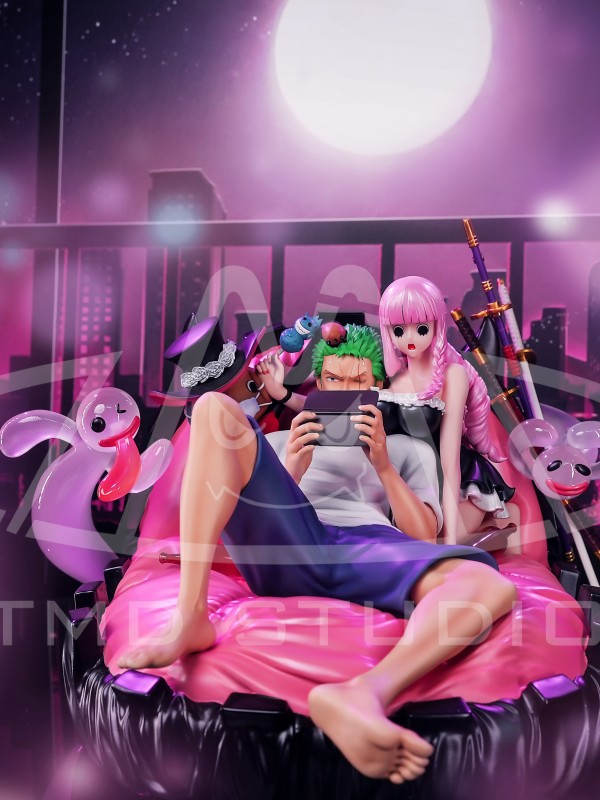 Toy's my dream Studio One Piece CP Series Roronoa Zoro & Perona Hot Sexy 1/6 Statue